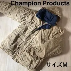 ＊チャンピオン：サイズM：ベージュ色のダウンコート＊