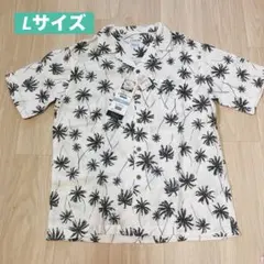 【新品タグ付き】しまむら メンズ 半袖シャツ リネンプラス Lサイズのサムネイル