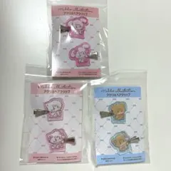 mikko illustrations アクリルヘアクリップ