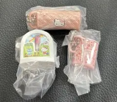 サンリオ　ガチャ　レトロミニチュアチャーム２　 ３点セット