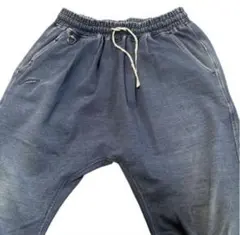 PUBLISHインディゴデニムサルエルパンツ 32 ジョグパンツ　メンズ