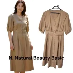 N. Natural Beauty Basic 半袖ワンピース　Ｍサイズ