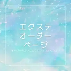 エクステヘアゴムオーダーページです
