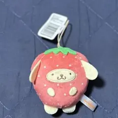 サンリオキャラクターズ　フルーツきぐるみマスコット　いちご ポムポムプリン