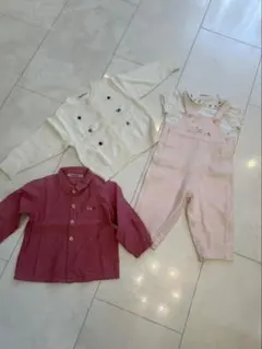 ファミリア　ロンパース・シャツセット