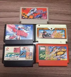 【まとめ売り】ファミコンソフト バラエティ5本セット