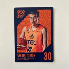 ベルテックス静岡 サイモン拓海選手カード