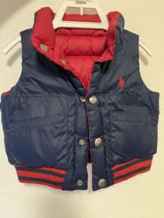 【美品！ほぼ未使用】3-6ヶ月用　ベビー用ダウンベスト ラルフローレン