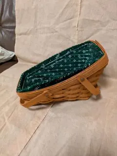 ロンガバーガーバスケット　ピクニック ロンガバーガー/Longaberger バスケット 中 正方形【3a】かご