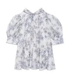 【SNIDEL】Sustainaオーガンシースルーブラウス トワルドジュイ