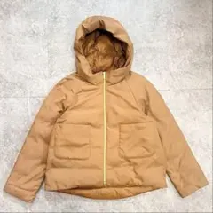 最終値下げ　大きいサイズ　13号　ジュンコシマダ　ショートダウンコート　キャメル