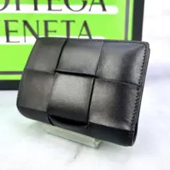 ⭐️極美品⭐️ BOTTEGA VENETA　コンパクト財布　2つ折り　カセット