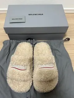バレンシアガ BALENCIAGA Furry Platform Sandalのサムネイル