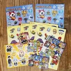 妖怪ウォッチ 大判シール等　シールセット　まとめ売り