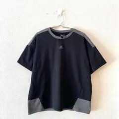 ☆【アディダス】Tシャツ プリントロゴ クルーネック 半袖 カジュアル Mのサムネイル