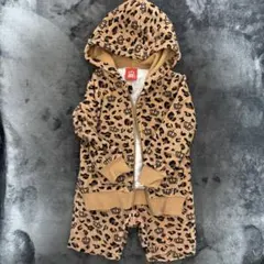 BABY DOLL ヒョウ柄パーカー，ズボンセット 90