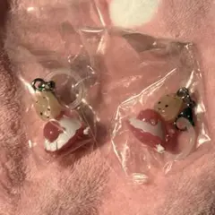 サンリオ　ゆるっとめじるしアクセサリー　マロンクリーム2個セット