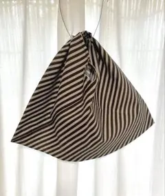 M*y様 あずま袋　　ストライプ　内袋　エコバッグ　ハンドメイド　お値下げ不可