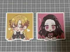 防水ステッカー　鬼滅の刃　我妻善逸　竈門禰豆子　　2枚まとめ売り