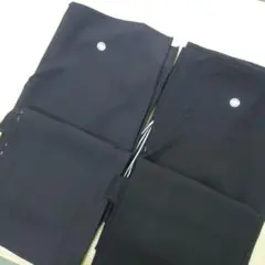 別誂女性用黒紋付正絹夏冬五つ紋未使用品両面京袋黒共帯・夏・冬長襦袢付着5点セット