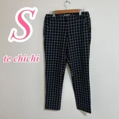te chichi チェック柄カジュアルパンツ Sサイズ　カジュアルコーデのサムネイル