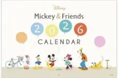 ディズニー 2026年 カレンダー 壁掛け 大 845346　ミッキー
