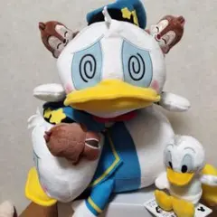 ドナルドダック★ドタバタパーティートリプルぬいぐるみ×2つ・マスコット★3つ