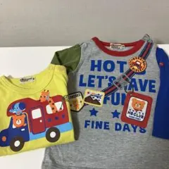 ミキハウスTシャツ80 /おまけロンT有