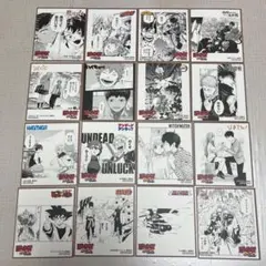 ジャンプフェア2025 アニメイト特典 ミニ色紙 16枚セット