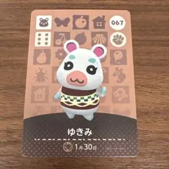 あつ森 amiiboカード　ゆきみ