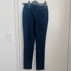 ❤️新品未使用❤️ウルトラストレッチクロップドレギンスパンツ デニム ブルー S