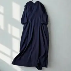 BEAUTY&YOUTH ダークネイビー ロングワンピース M フォーマル対応