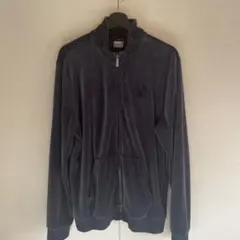 プーマ　ベロアジャージ　ベロアトラックジャケット　刺繍ロゴ