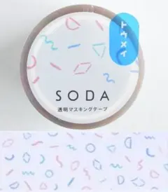 キングジム HITOTOKI （ヒトトキ） 透明マスキングテープ SODAのサムネイル
