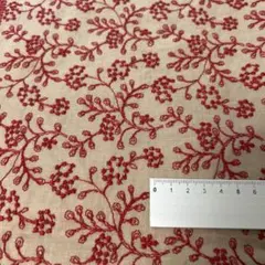 刺繍生地残布　縦95cm×横95cm