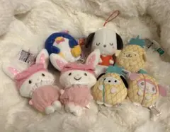 サンリオ ぬいぐるみストラップ 8点セット
