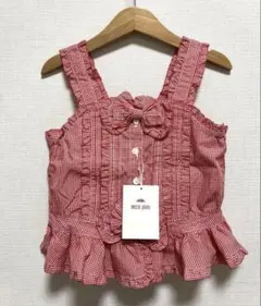 新品 Mezzo piano ギンガムチェック トップス 110cm