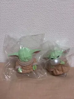 スターウォーズ マンダロリアン グローグー ソフビパペットマスコット　2個セット