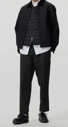 ユニクロ　UNIQLO　スマートアンクルパンツ　美品　黒　Sサイズ