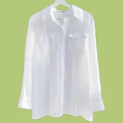 古着 長袖シャツ 半透明 USA VINTAGE アメリカ