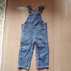 新品同様　ベビーギャップ　GAP　オーバーオール　デニム　90 キッズ　ベイビー
