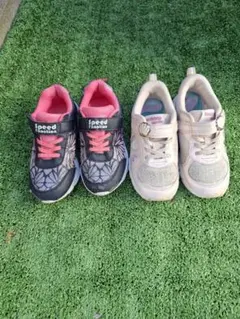 キッズスニーカー 2足セット20cm