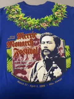 00s Hanes フェスT Merrie Monarch アート ハワイ フラ