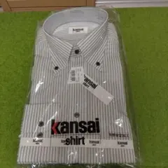 kansai ストライプ ワイシャツ