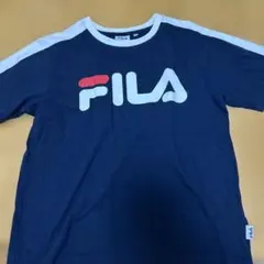 FILA ネイビー ロゴ Tシャツ