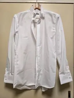 ORIHICA ホワイト フォーマル ウィングカラーシャツ L