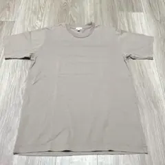 ビューティアンドユース チュニック 半袖 ベージュ L無地 普段着