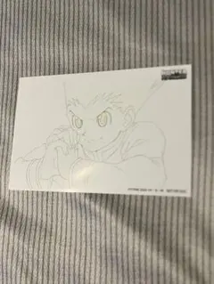 ハンターハンター 新宿マルイ 購入特典 アニメ原画カード ポストカード ゴン