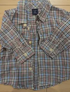 babyGap チェック柄 長袖シャツ 12-18ヶ月　80センチ