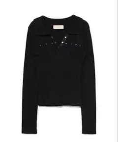 Lindsay logo tops andmary black - メルカリ